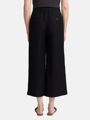 Wide Leg Pantalon TOM TAILOR en noir