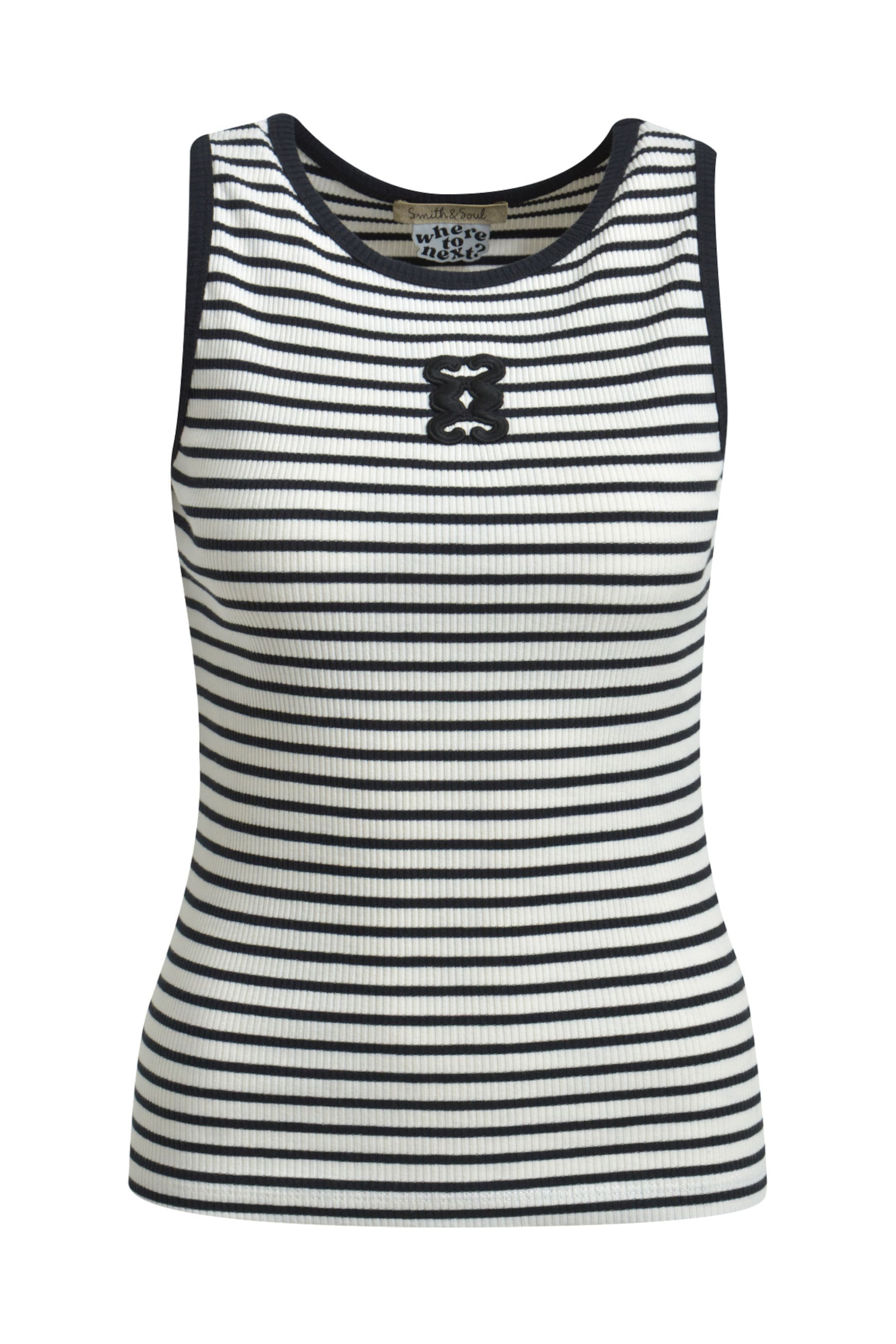 Smith&Soul Top in Black: front