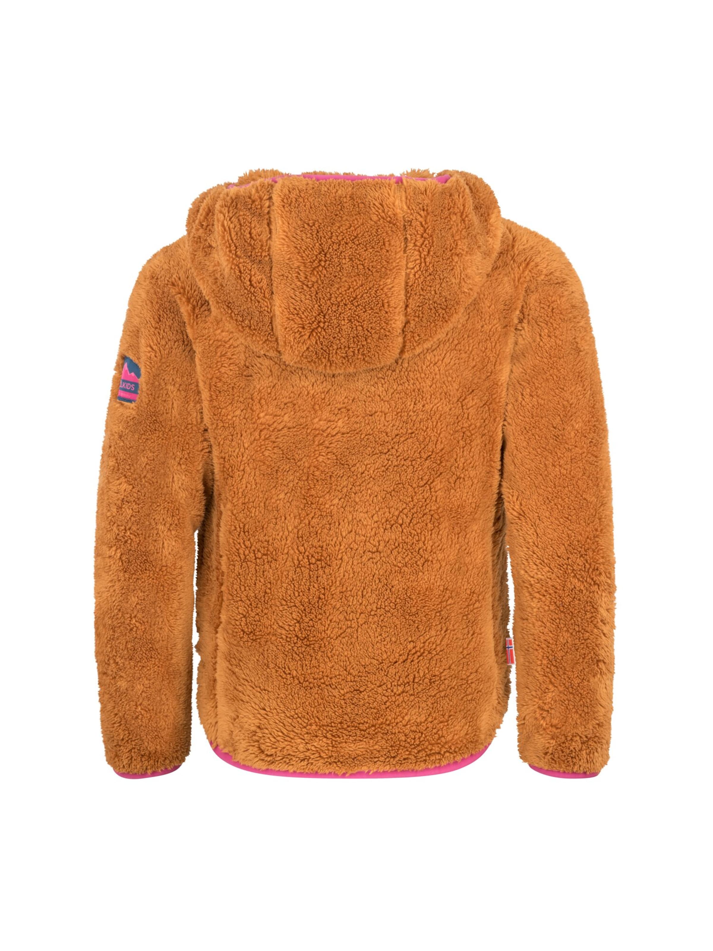 TROLLKIDS Fleece Jacket in Brown