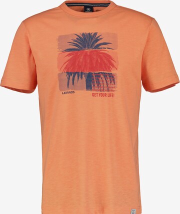 T-Shirt LERROS en orange : devant