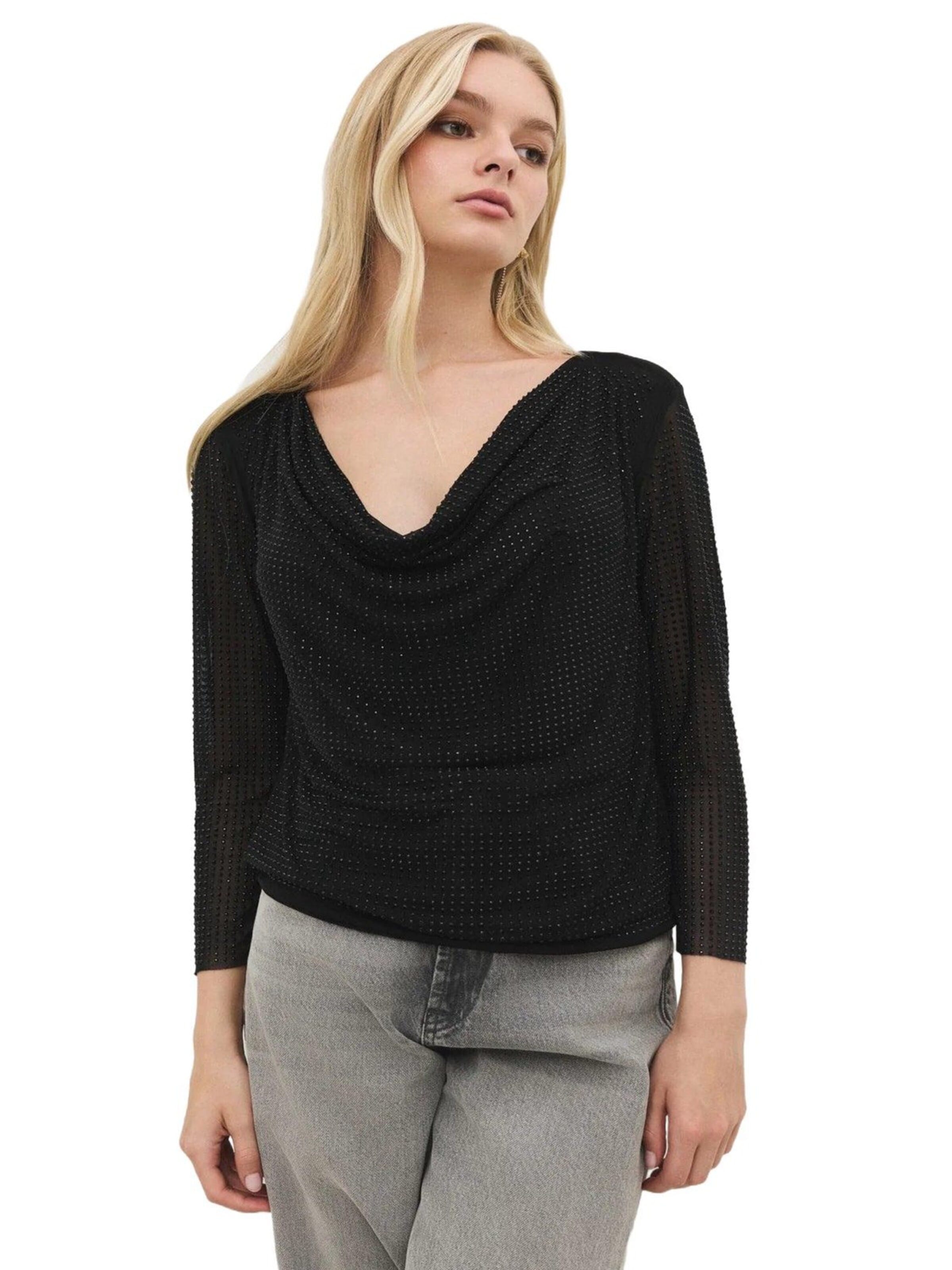 No Matter What Bluse in Schwarz