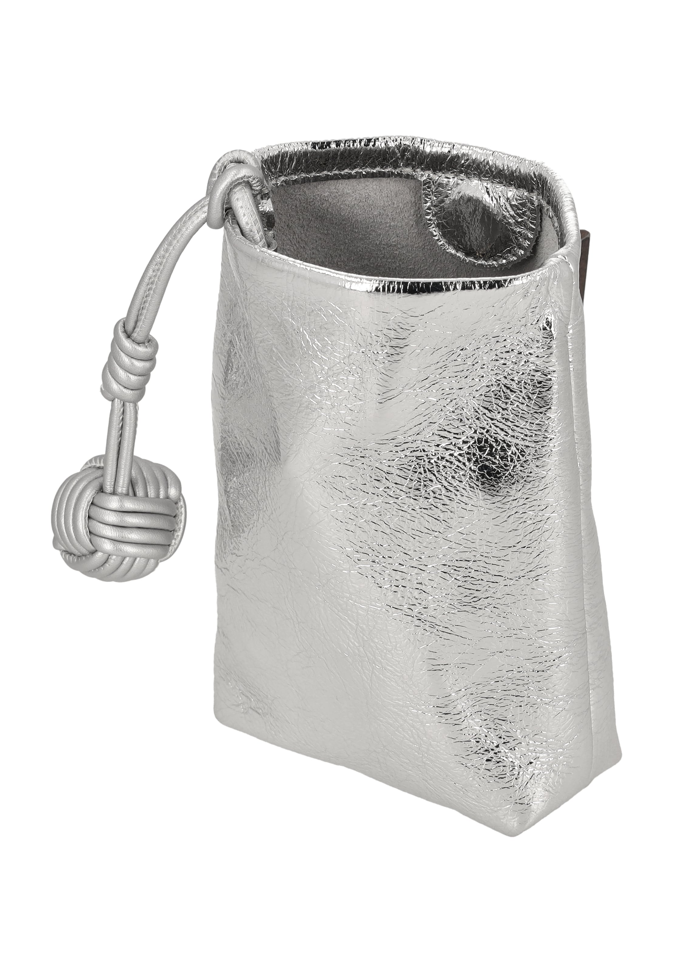 faina - Bolso saco en plata