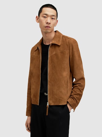 Veste mi-saison AllSaints en marron : devant