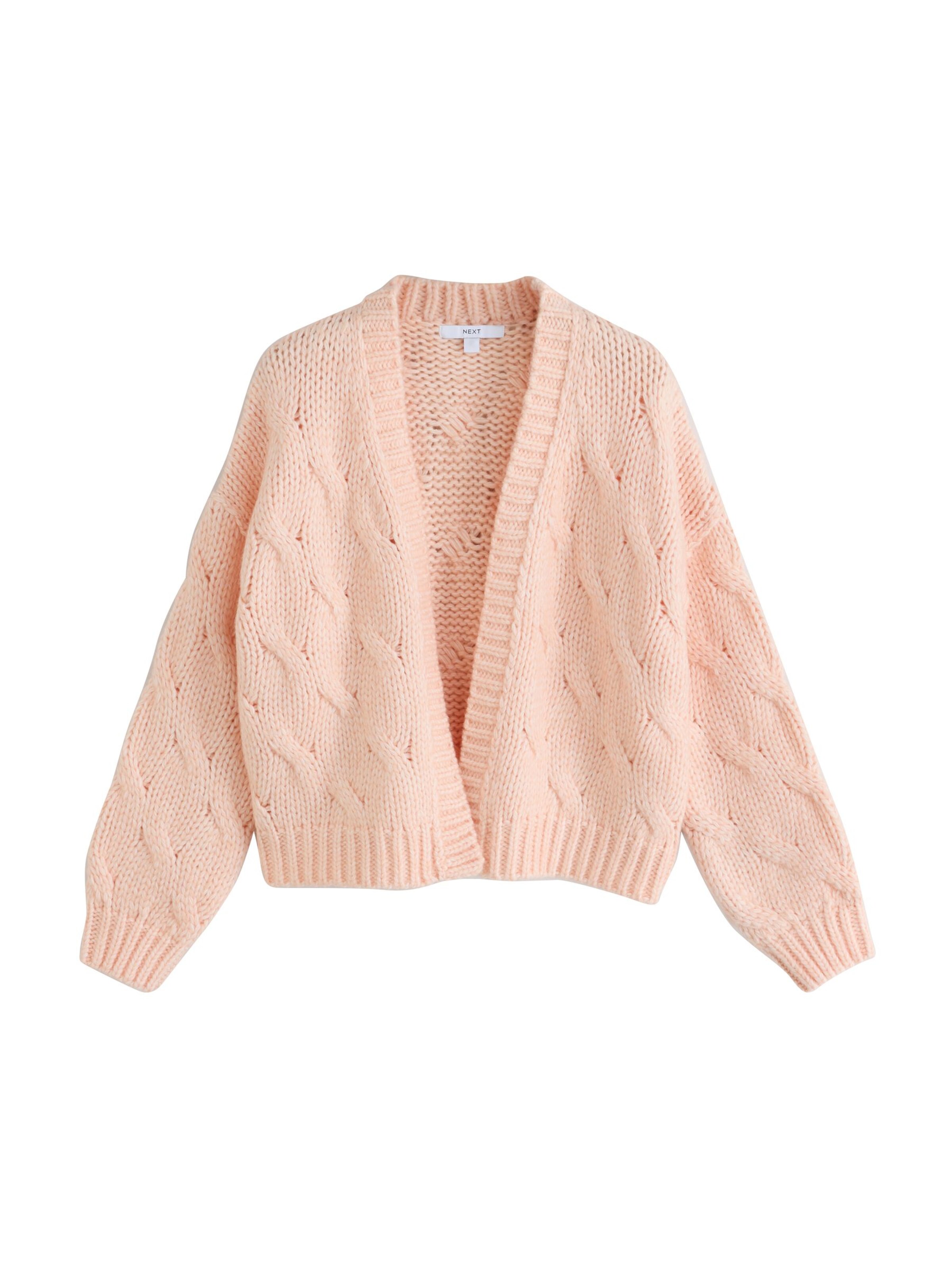 Next Knit cardigan in Pink: front