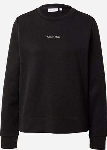 Calvin Klein Sweatshirt in Zwart: voorkant