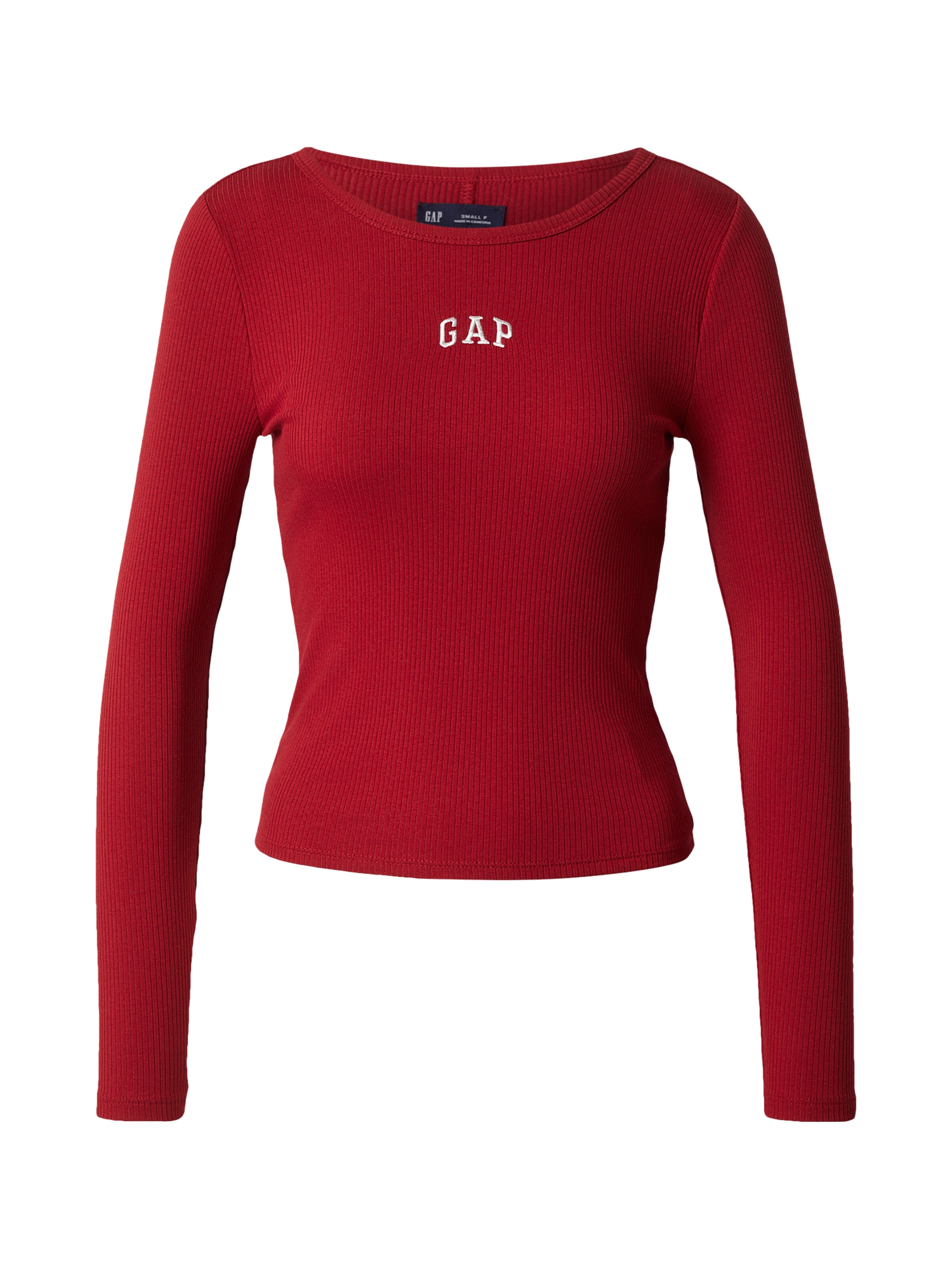 Gap Petite T-Krekls, krāsa - tumši sarkans / balts, Preces skats