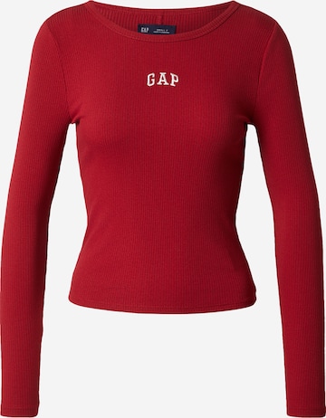 T-shirt Gap Petite en rouge : devant