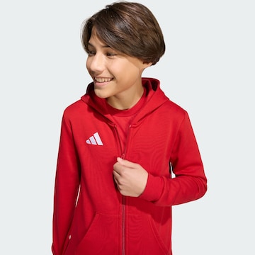 ADIDAS PERFORMANCE - Casaco de treino em moletão 'Entrada26' em vermelho