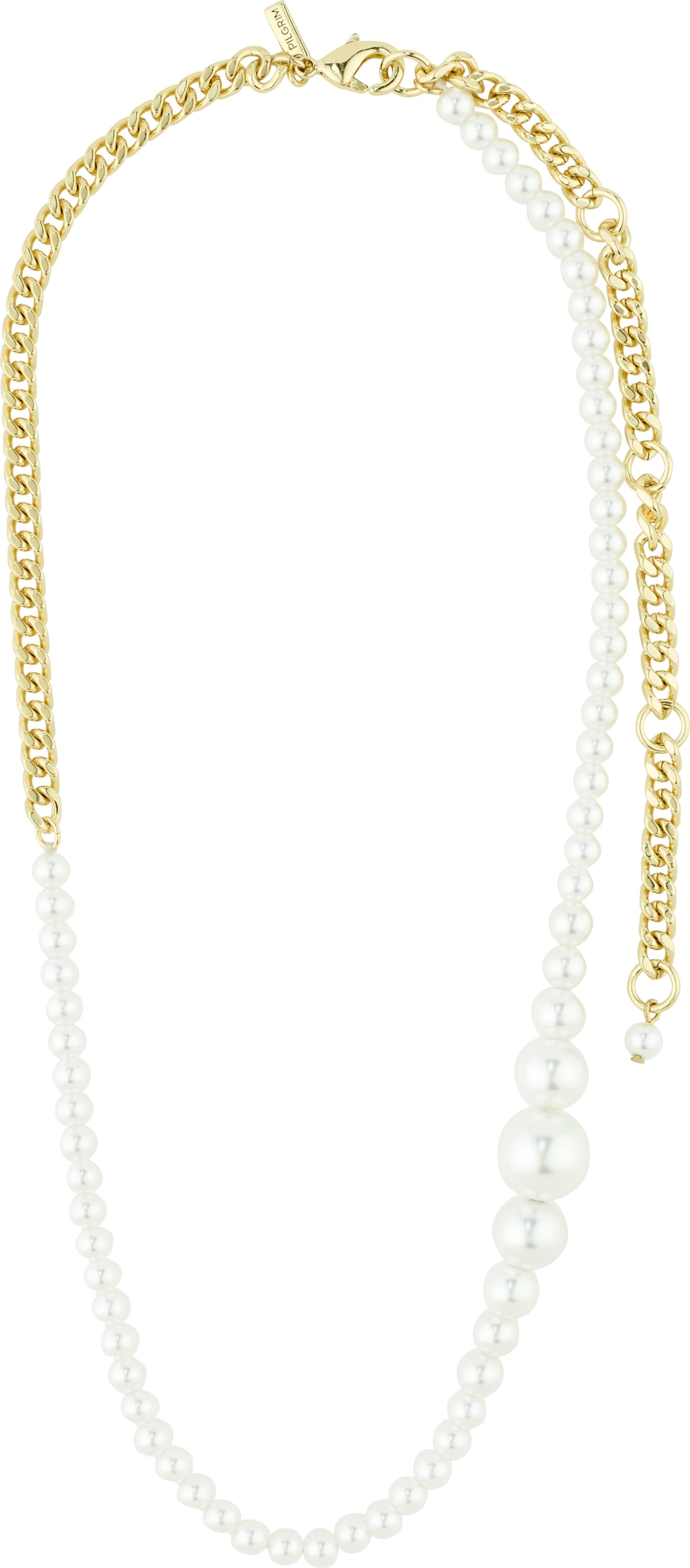 Pilgrim Kette 'Relando' in gold / perlweiß, Produktansicht