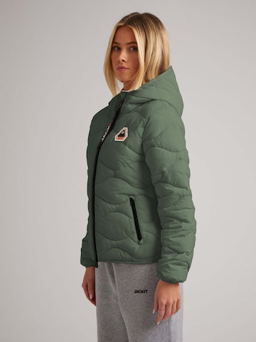 JACK1T Outdoorjas ' ORB1T Steppjacke ' in Groen