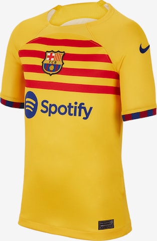 NIKE Performance Shirt 'FC Barcelona' in Yellow: front