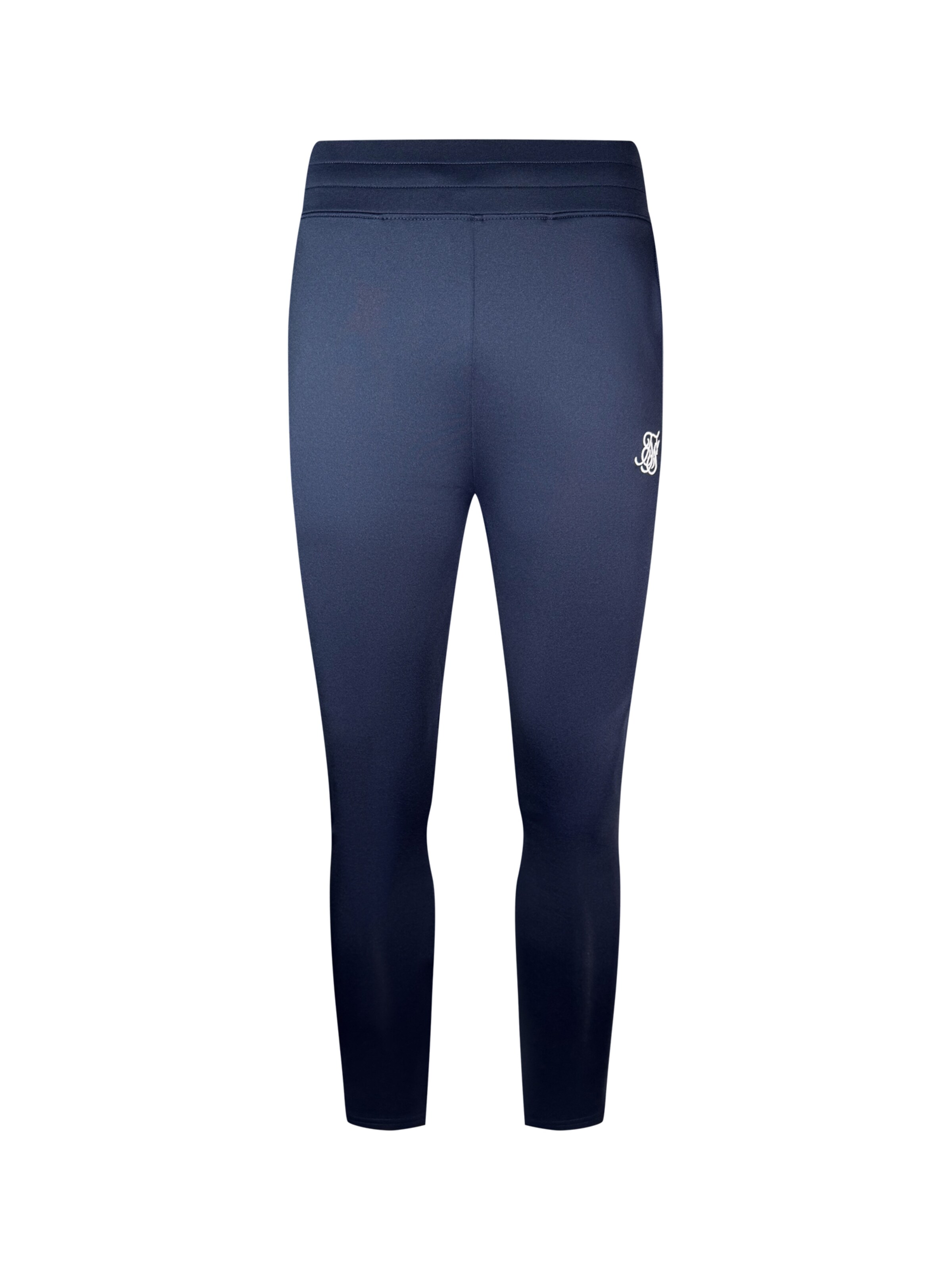 SikSilk Slimfit Broek in Blauw: voorkant
