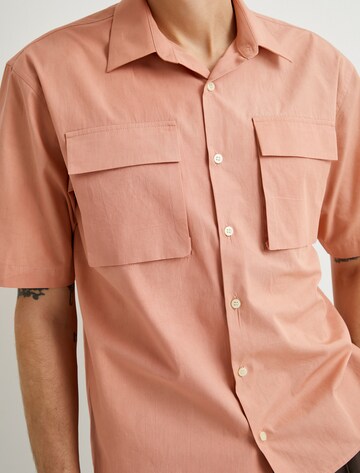 Koton Comfort fit Button Up Shirt in Orange