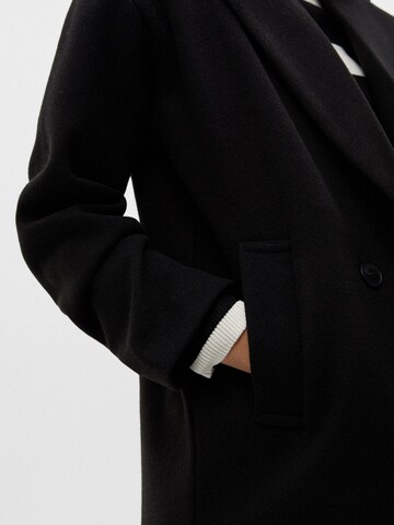 Pull&Bear Between-Seasons Coat in Black