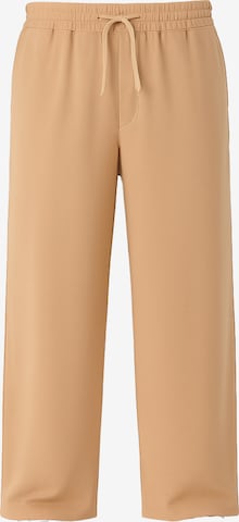 C&City Wide leg Broek in Bruin: voorkant