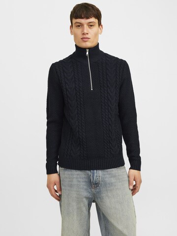 Pull-over 'JJCraig' JACK & JONES en bleu : devant