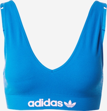 ADIDAS ORIGINALS Bustier Melltartó - kék: elől