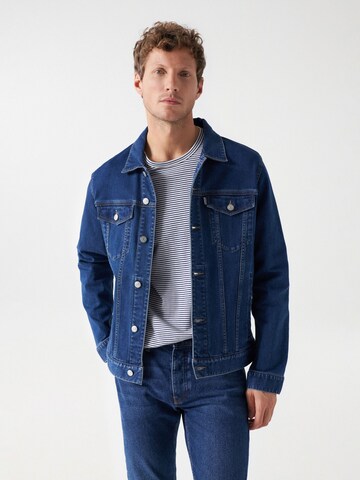 Salsa Jeans Tussenjas in Blauw