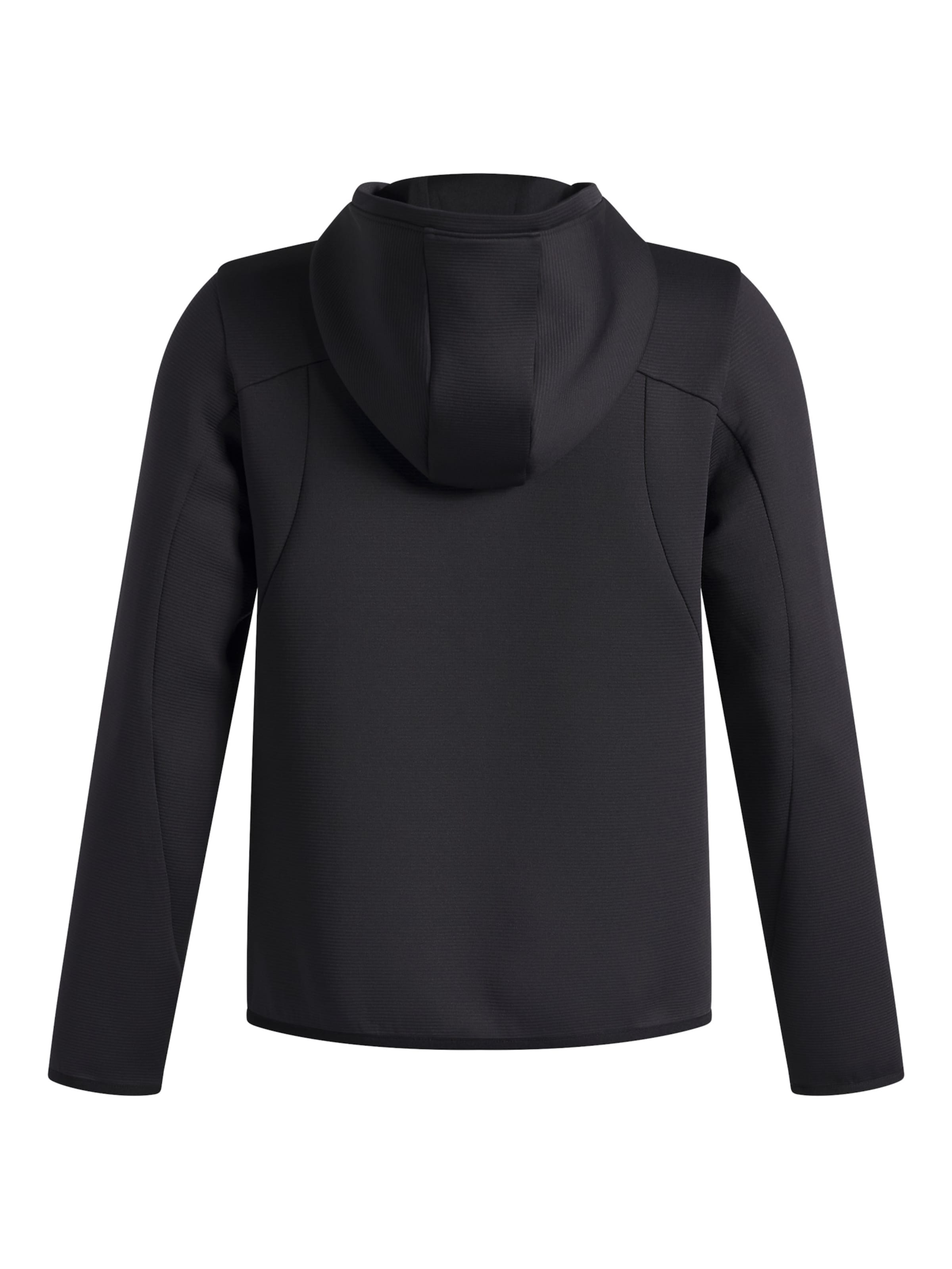 UNDER ARMOUR Athletic fleece jacket 'Unstoppable' in Black
