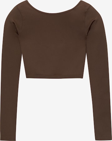 Maglietta di Pull&Bear in marrone: frontale