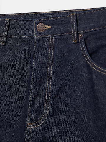 Pull&Bear Baggy Jeans in Blauw