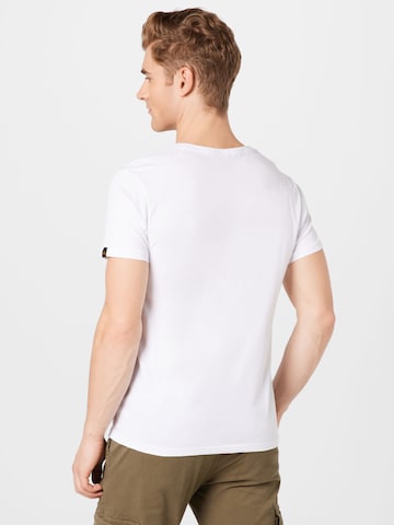 T-Shirt ALPHA INDUSTRIES en blanc