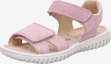 SUPERFIT Sandale 'Sparkle' in Pink: predná strana