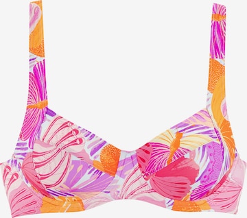 SUNSEEKER T-Shirt Bikinitoppi värissä vaaleanpunainen: etupuoli