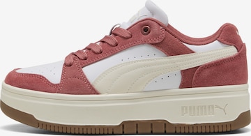 Baskets basses 'Rebound' PUMA en rouge : devant