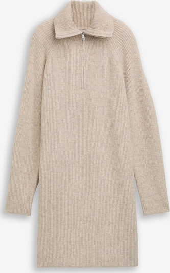 Megzta suknelė iš TOM TAILOR DENIM, spalva – smėlio spalva, Prekių apžvalga