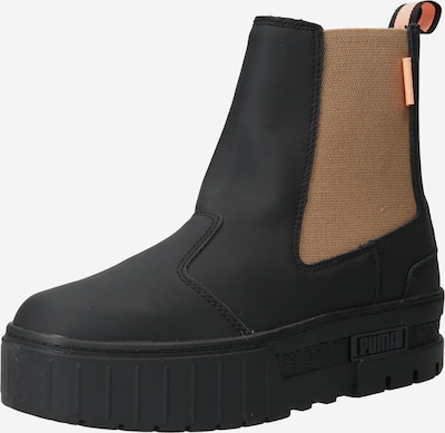 PUMA Chelsea boots 'Mayze' i mocka / aprikos / svart, Produktvy