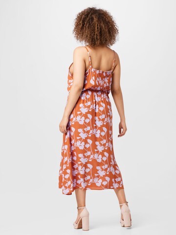 ABOUT YOU Curvy Poletna obleka 'Marla' | oranžna barva