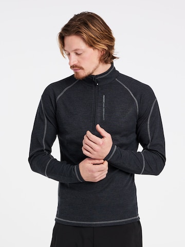 PROTEST Athletic Sweatshirt 'PRTLOUISIANA' in Black