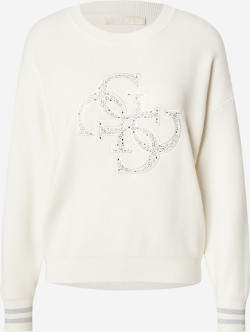 Pull-over 'Sylvie' GUESS en blanc : devant