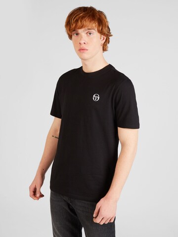 Maglietta di Sergio Tacchini in nero: frontale