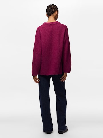 PIECES Sweater 'PCTina' in Purple