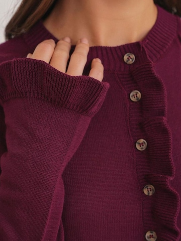 MixRay Strickjacke 'Strickjacken'‌‌‌‌‌ in Rot