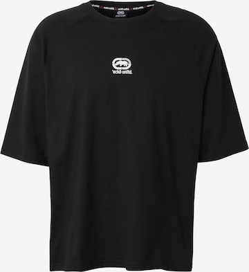 T-Shirt 'Quiet' Ecko Unlimited en noir : devant