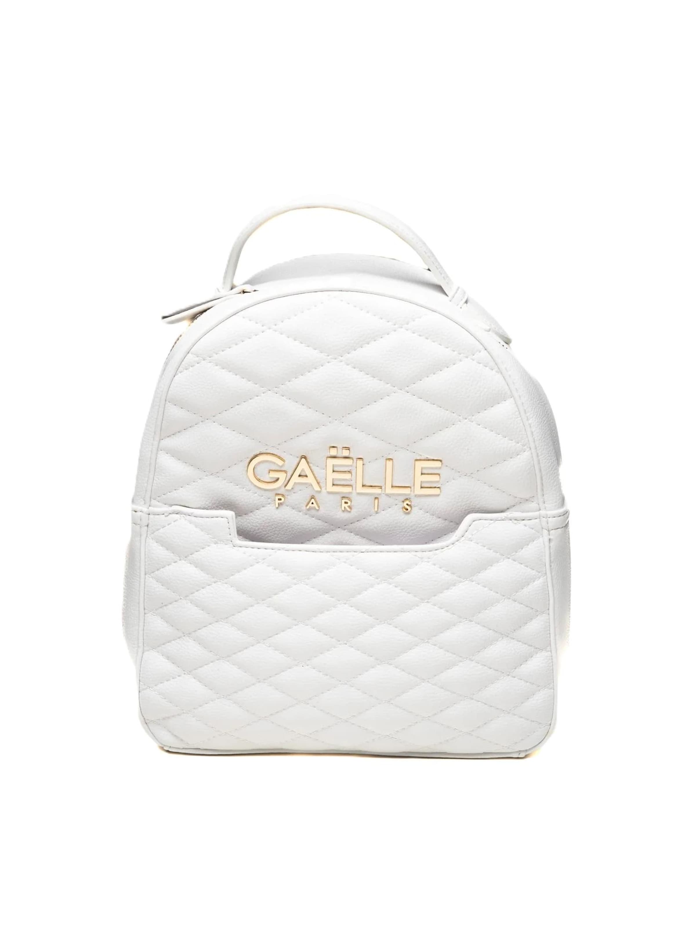 Gaelle Paris Backpack 'GAACW03081' in White: front