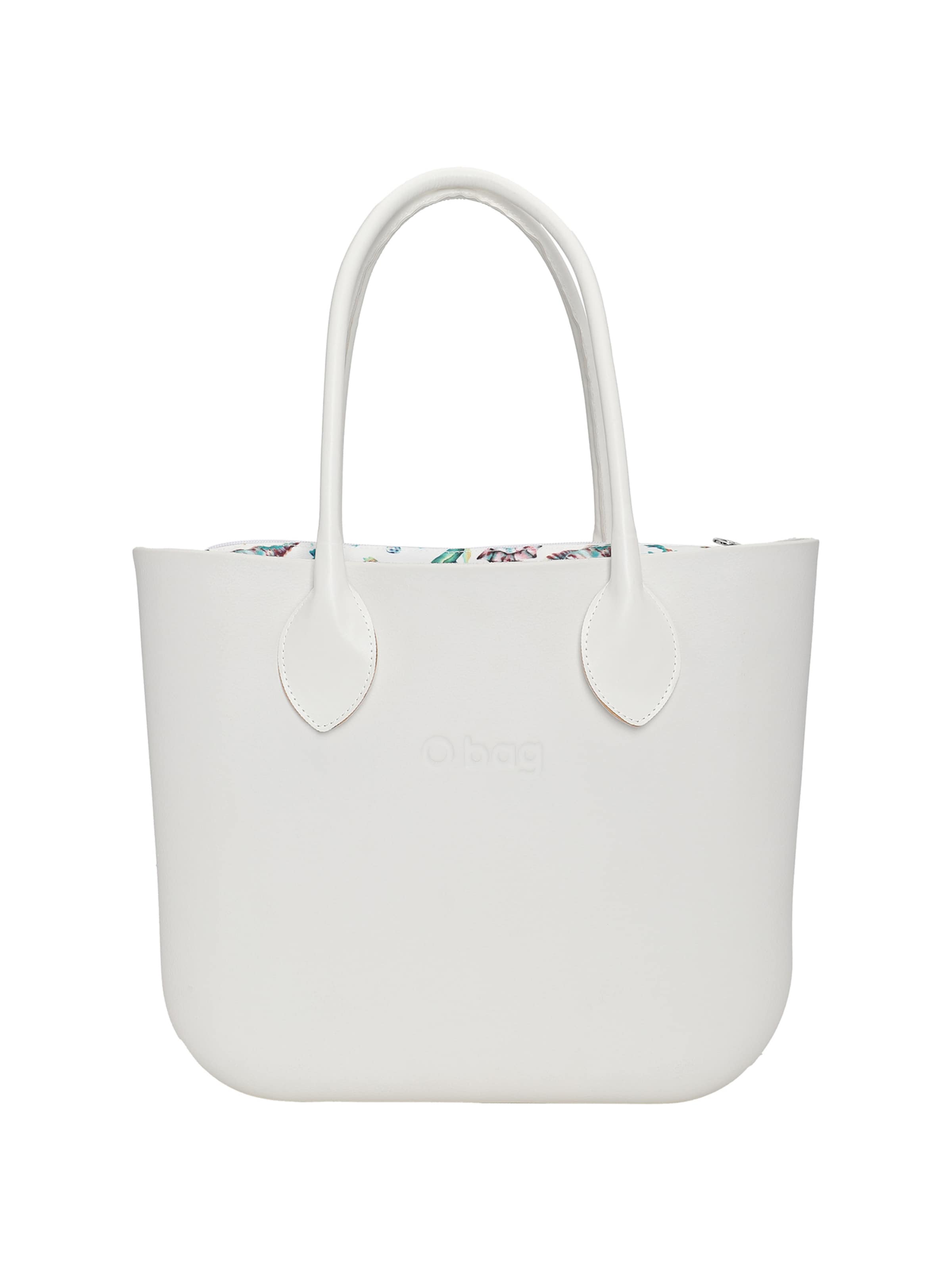 O bag Shopper in White: front