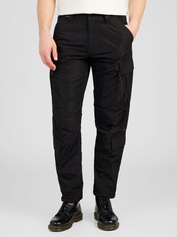 G-Star RAW - regular Pantalón cargo en negro: frente