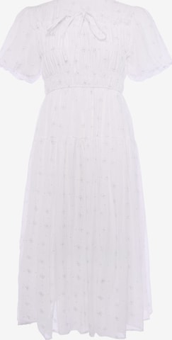 IZIA - Vestido en blanco: frente
