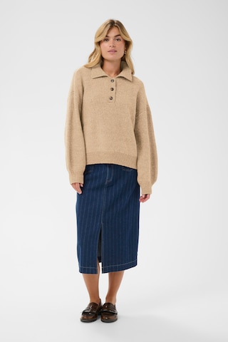 SAINT TROPEZ Sweater 'Ottoline' in Beige