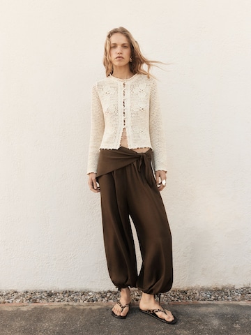Wide leg Pantaloni di Bhoem in verde