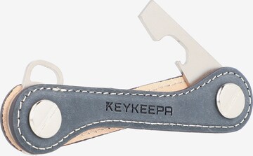 Portachiavi 'Leather' di Keykeepa in blu