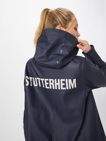 Stutterheim Between-Seasons Coat in Blue