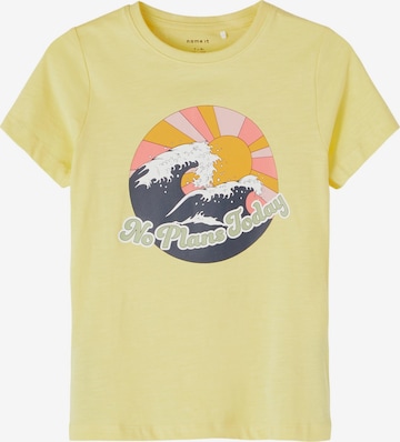 T-Shirt 'Jasmin' NAME IT en jaune : devant