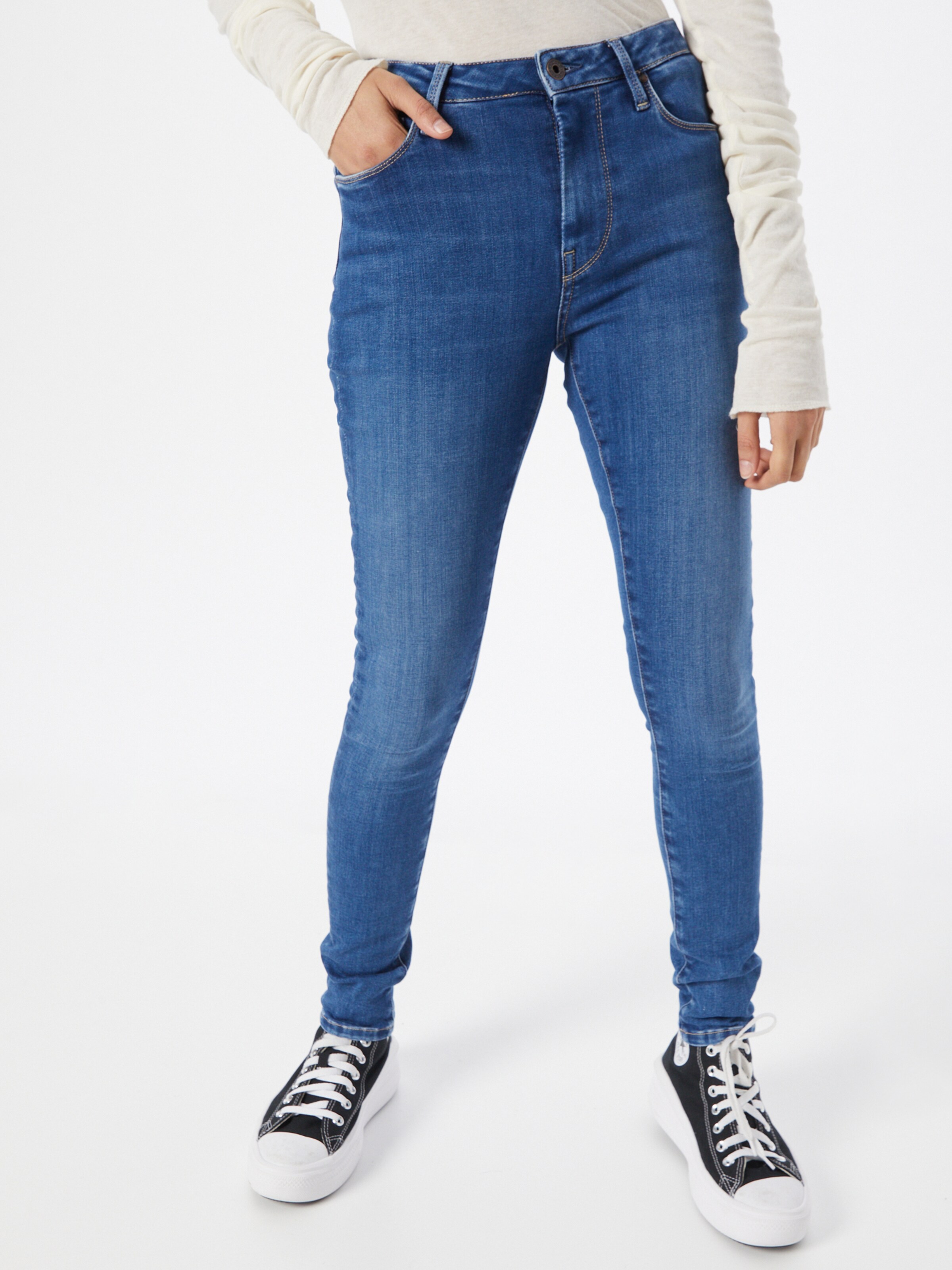 Donna Q2BVu Pepe Jeans Jeans Regent in Blu 