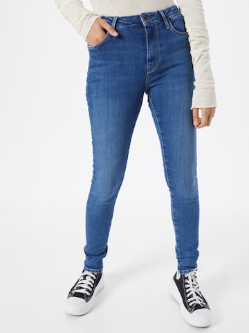 Pepe Jeans סקיני ג'ינס 'Regent' בכחול: מלפנים