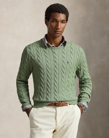 Polo Ralph Lauren - Ajuste regular Jersey 'DRIVER' en verde: frente